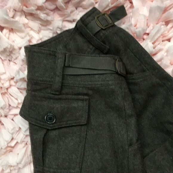 Anthropologie wool blend cuff shorts - Picture 4 of 5